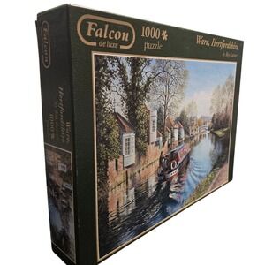 FALCON de LUXE 1000 Piece Jigsaw Puzzle Ware Hertfordshire by Roy Luttner